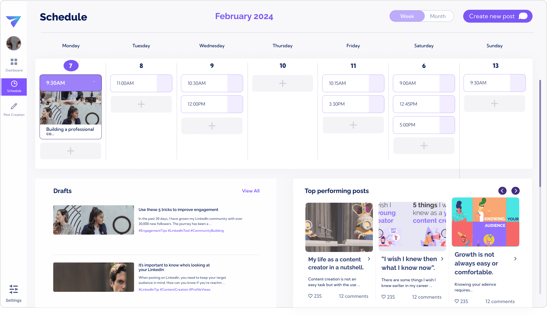 Vulse Content Feature